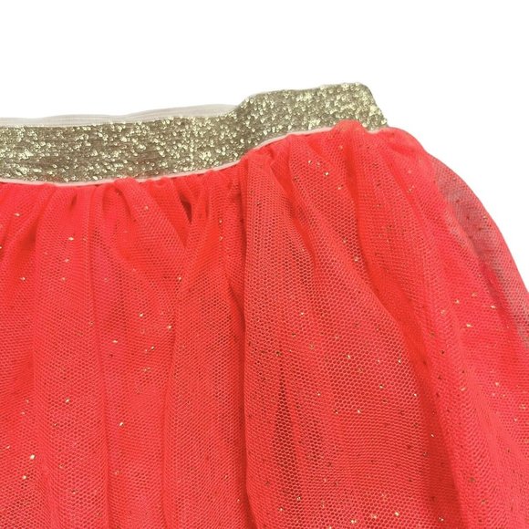 Peanut & Ollie 2T Sparkly Glitter Neon Tulle Skirt - Picture 3 of 4